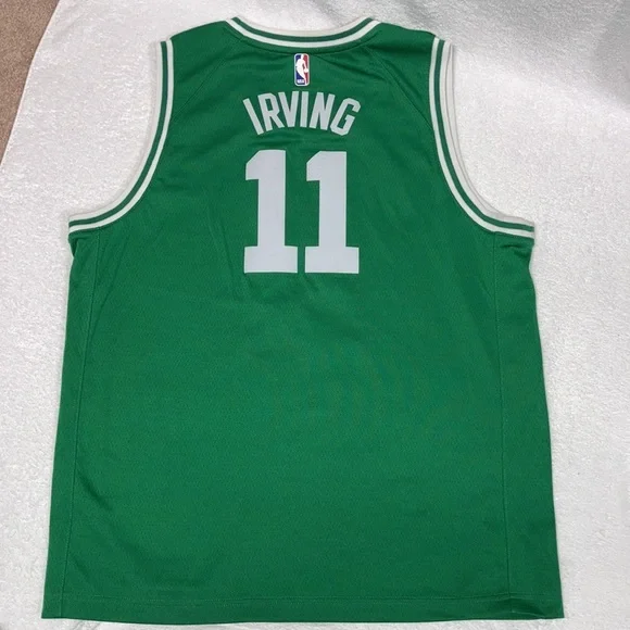 Nike Dri fit NBA Boston Celtics Kyrie Irving 11 team tank shirt xl basketball